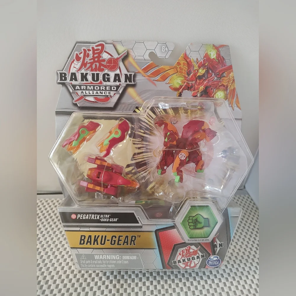 Pegatrix Ultra + Baku+Gear Bakugan Armored Alliance Figure Spin Master NWT